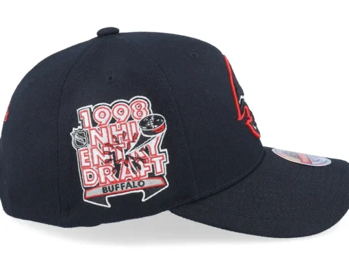 Outlet Mitchell & Ness Hatstore Exclusive x Buffalo Sabres 98 Draft Black Adjustable -
