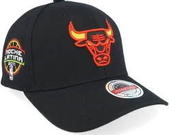 Adjustable-Mitchell & Ness Hatstore Exclusive x Chicago Bulls Noche Latina Adjustable - Black