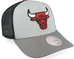 Trucker-Mitchell & Ness Hatstore Exclusive x Chicago Bulls Iron/Black Trucker - Grey