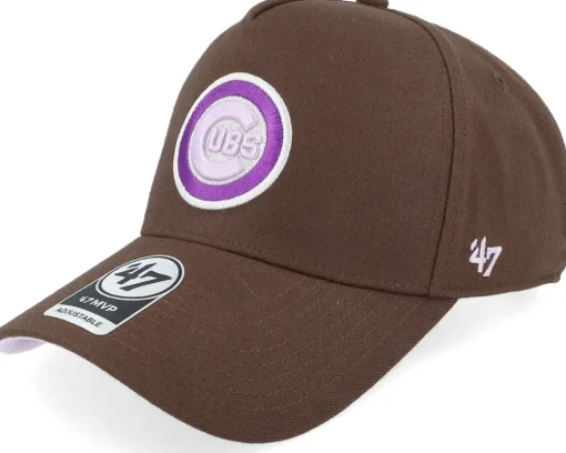 New 47 Brand Hatstore Exclusive x Chicago Cubs World Serie A-Frame Adjustable - Brown