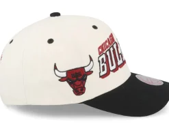 Adjustable-Mitchell & Ness Hatstore Exclusive x Chicago Bulls Netlogo Cream/Black Adjustable -