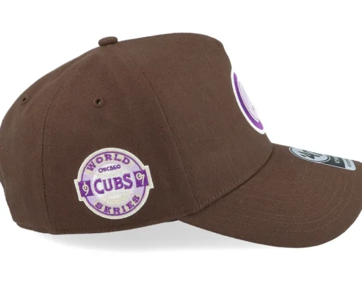 New 47 Brand Hatstore Exclusive x Chicago Cubs World Serie A-Frame Adjustable - Brown