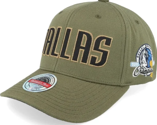 Adjustable-Mitchell & Ness Hatstore Exclusive x Chicago Bulls Script Flight Olive Adjustable - Green