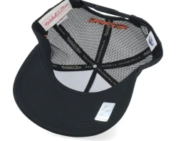 Trucker-Mitchell & Ness Hatstore Exclusive x Edmonton Oilers Connor McDavid Black A-Frame Trucker -