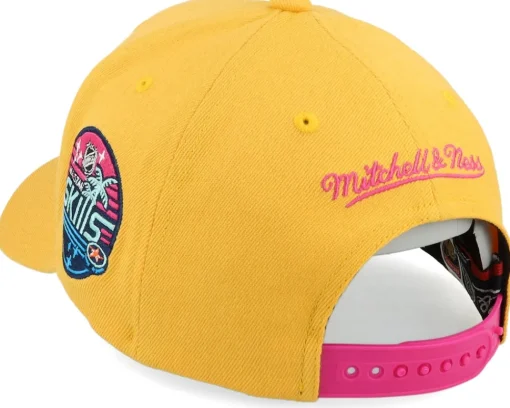 Hot Mitchell & Ness Hatstore Exclusive x Florida Panthers Plutonium /Pink Adjustable - Yellow