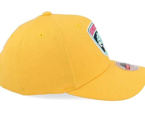 Hot Mitchell & Ness Hatstore Exclusive x Florida Panthers Plutonium /Pink Adjustable - Yellow