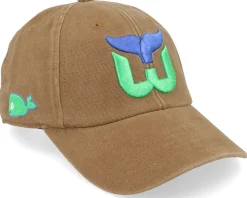 Discount American Needle Hatstore Exclusive x Hartford Whalers Jasper Camel Dad Cap -