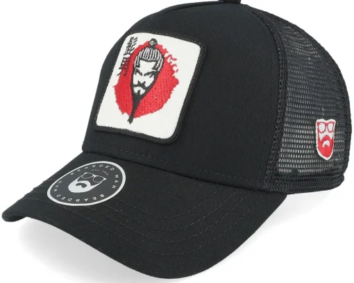 Trucker-Bearded Man Hatstore Exclusive X Japan Man Black Trucker -