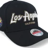 Adjustable-Mitchell & Ness Hatstore Exclusive x Los Angeles Script & Patches Black Adjustable -