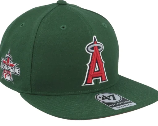 Clearance 47 Brand Hatstore Exclusive x Los Angeles Angels Scarlet Undervisor All-Star 2010 Snapback -