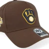 Sale 47 Brand Hatstore Exclusive x Milwaukee Brewers Asg A-Frame Adjustable - Brown