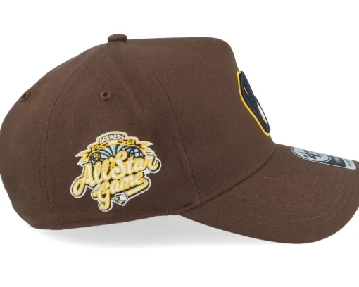 Sale 47 Brand Hatstore Exclusive x Milwaukee Brewers Asg A-Frame Adjustable - Brown