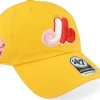 Dad Cap-47 Brand Hatstore Exclusive x Montreal Expos Gold Double Under Dad Cap - Yellow