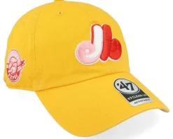 Dad Cap-47 Brand Hatstore Exclusive x Montreal Expos Gold Double Under Dad Cap - Yellow
