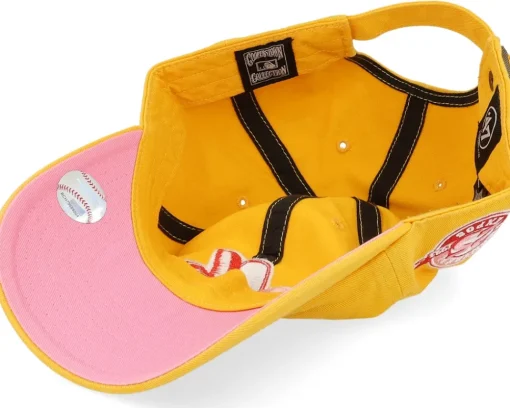 Dad Cap-47 Brand Hatstore Exclusive x Montreal Expos Gold Double Under Dad Cap - Yellow