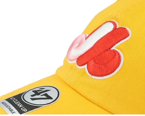 Dad Cap-47 Brand Hatstore Exclusive x Montreal Expos Gold Double Under Dad Cap - Yellow