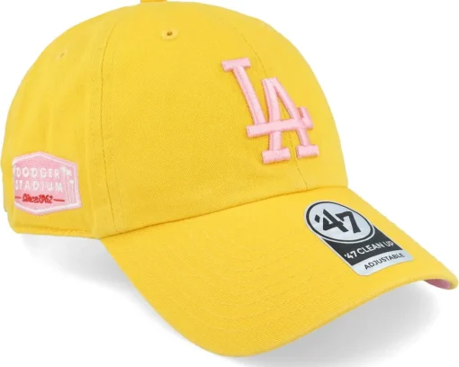 Dad Cap-47 Brand Hatstore Exclusive x Montreal Expos Gold Double Under Dad Cap - Yellow
