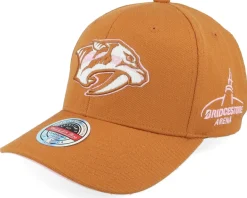 Adjustable-Mitchell & Ness Hatstore Exclusive x Nashville Predators Knockout Peach Tan/Pink Adjustable - Brown