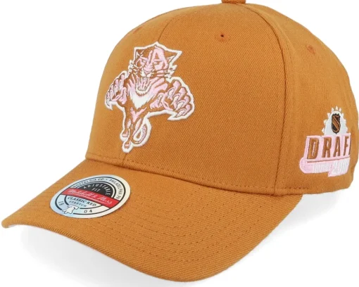 Adjustable-Mitchell & Ness Hatstore Exclusive x Nashville Predators Knockout Peach Tan/Pink Adjustable - Brown