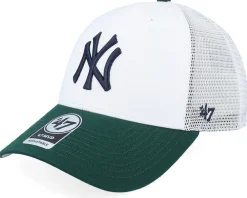 Trucker-47 Brand Hatstore Exclusive x New York Yankees Branson Tri Tone 47 Mvp Mesh White/Green Trucker -
