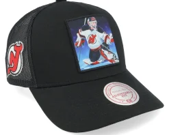 Trucker-Mitchell & Ness Hatstore Exclusive x New Jersey Devils Legendary A-Frame Trucker - Black