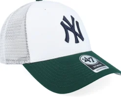 Trucker-47 Brand Hatstore Exclusive x New York Yankees Branson Tri Tone 47 Mvp Mesh White/Green Trucker -