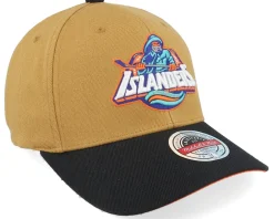 Adjustable-Mitchell & Ness Hatstore Exclusive x New York Islanders Izing Brown/Black Adjustable - Beige