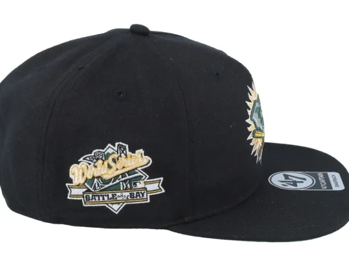 Snapback-47 Brand Hatstore Exclusive x Oakland Athletics World Series Black Snapback -