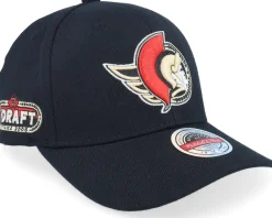 Hot Mitchell & Ness Hatstore Exclusive x Ottawa Senators 2008 Draft Adjustable - Black