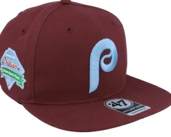 Snapback-47 Brand Hatstore Exclusive x Philadelphia Phillies Dark Maroon Snapback - Red