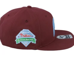 Snapback-47 Brand Hatstore Exclusive x Philadelphia Phillies Dark Maroon Snapback - Red