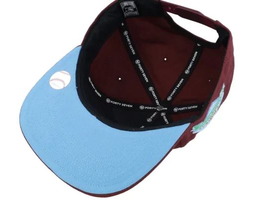 Snapback-47 Brand Hatstore Exclusive x Philadelphia Phillies Dark Maroon Snapback - Red