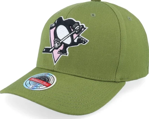 Adjustable-Mitchell & Ness Hatstore Exclusive x Pittsburgh Penguins Classic /Pink Adjustable - Green