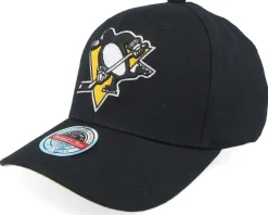 Adjustable-Mitchell & Ness Hatstore Exclusive x Pittsburgh Penguins Premiere /Yellow Adjustable - Black