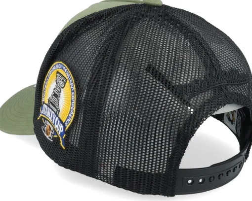 Trucker-Mitchell & Ness Hatstore Exclusive x Pittsburgh Penguins Finals Olive Trucker - Green