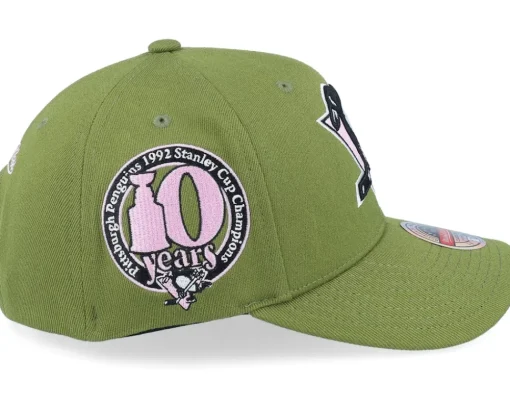 Adjustable-Mitchell & Ness Hatstore Exclusive x Pittsburgh Penguins Classic /Pink Adjustable - Green