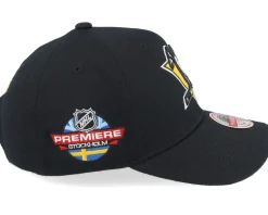 Adjustable-Mitchell & Ness Hatstore Exclusive x Pittsburgh Penguins Premiere /Yellow Adjustable - Black