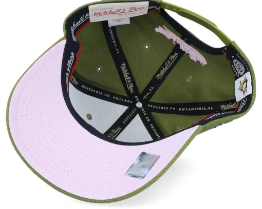 Adjustable-Mitchell & Ness Hatstore Exclusive x Pittsburgh Penguins Classic /Pink Adjustable - Green