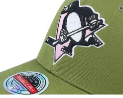 Adjustable-Mitchell & Ness Hatstore Exclusive x Pittsburgh Penguins Classic /Pink Adjustable - Green