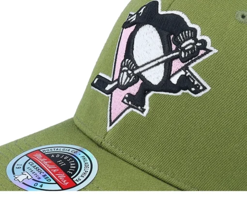 Adjustable-Mitchell & Ness Hatstore Exclusive x Pittsburgh Penguins Classic /Pink Adjustable - Green