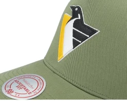 Trucker-Mitchell & Ness Hatstore Exclusive x Pittsburgh Penguins Finals Olive Trucker - Green