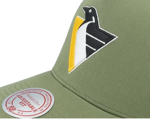 Trucker-Mitchell & Ness Hatstore Exclusive x Pittsburgh Penguins Finals Olive Trucker - Green