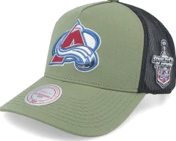 Trucker-Mitchell & Ness Hatstore Exclusive x Pittsburgh Penguins Finals Olive Trucker - Green