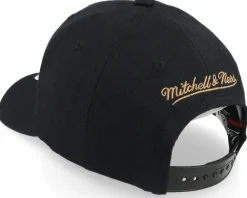 Adjustable-Mitchell & Ness Hatstore Exclusive x San Jose Sharks TKO Leather Logo NHL Bronze/ Adjustable - Black