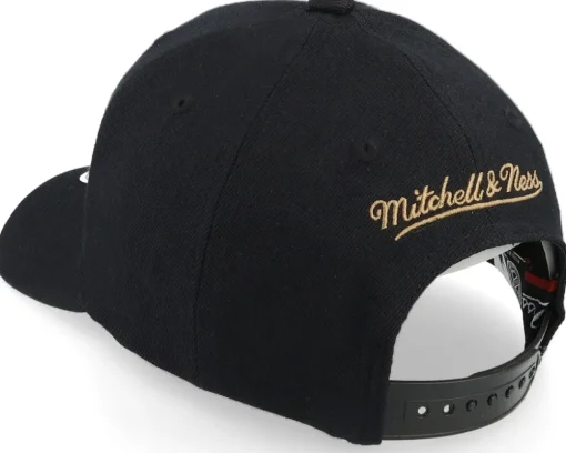 Adjustable-Mitchell & Ness Hatstore Exclusive x San Jose Sharks TKO Leather Logo NHL Bronze/ Adjustable - Black
