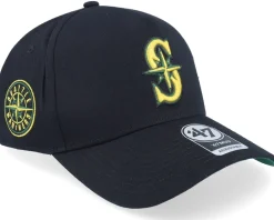 Online 47 Brand Hatstore Exclusive x Seattle Mariners Coops Sure Shot Mvp Dt Black A-frame Adjustable -