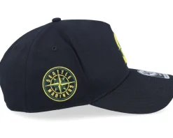 Online 47 Brand Hatstore Exclusive x Seattle Mariners Coops Sure Shot Mvp Dt Black A-frame Adjustable -