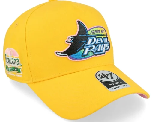 Adjustable-47 Brand Hatstore Exclusive x Tampa Bay Rays Dua Gold A-Frame Adjustable - Yellow