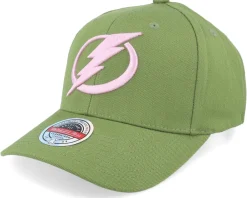 Adjustable-Mitchell & Ness Hatstore Exclusive x Tampa Bay Lightning Olive/Pink Olive/Pink Adjustable -