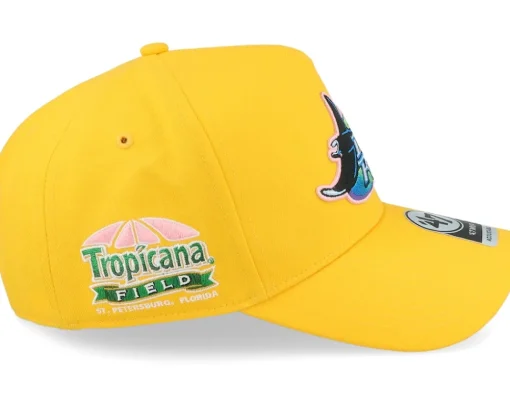 Adjustable-47 Brand Hatstore Exclusive x Tampa Bay Rays Dua Gold A-Frame Adjustable - Yellow